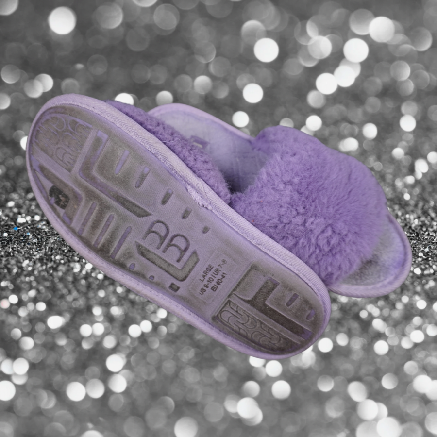 Smelly and Dirty Purple Slippers
